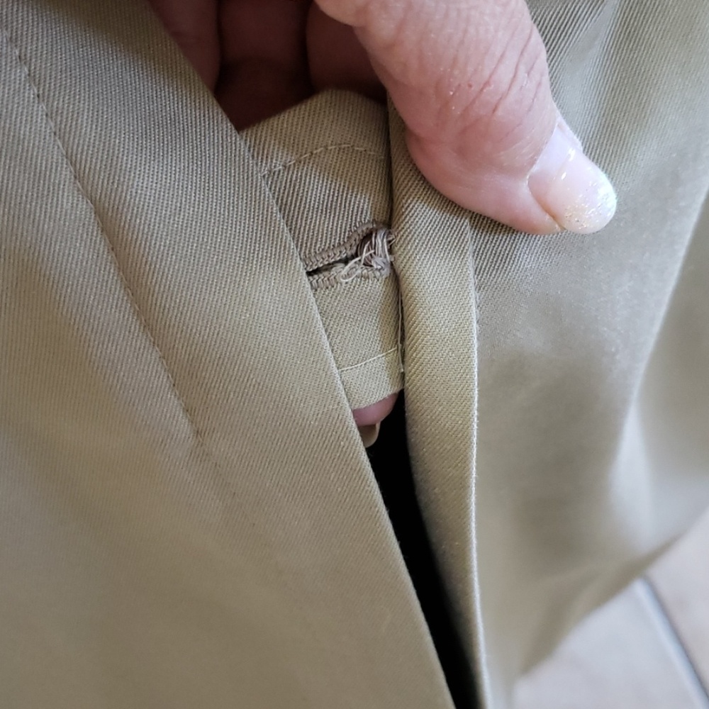 Vintage Burberry Wool Lined Trench Coat - Picture 7 of 8